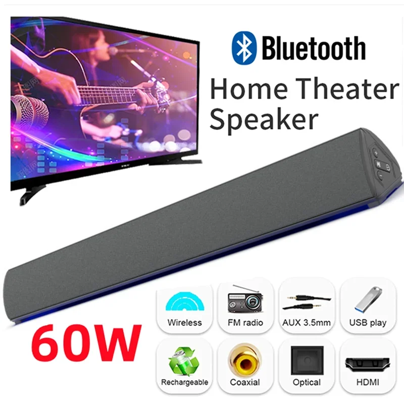 Gaming Speaker 2.1 - Barra de sonido inalámbrica para TV