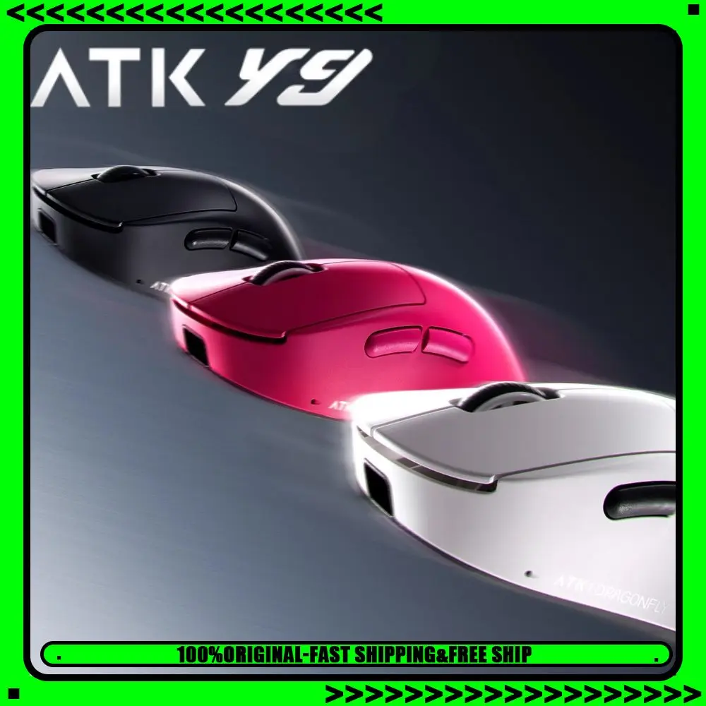 Esports Gaming Mouse Wireless - Ratón Inalámbrico ATK Dragonfly Y9, Ergonómico,