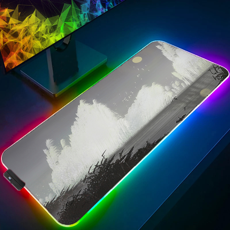 Mouse Pad Extended Rgb - Alfombrilla de ratón LED RGB para