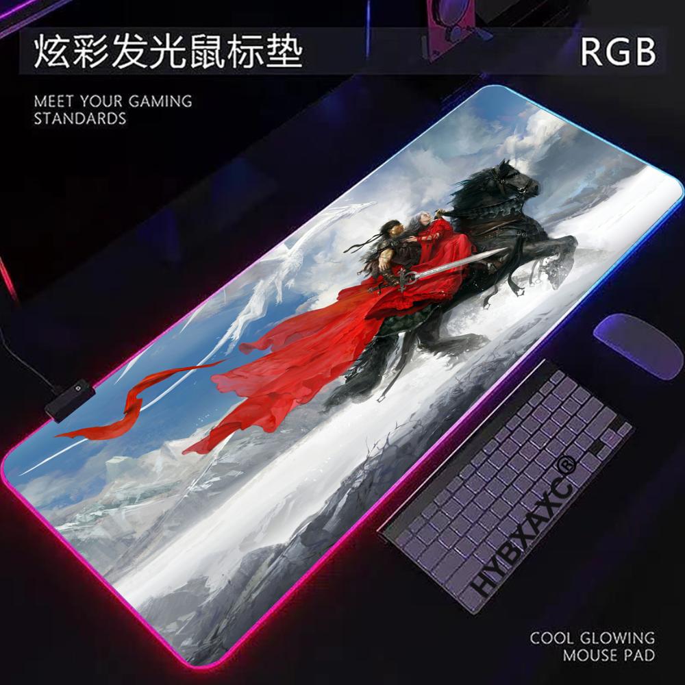 Mouse Pad Extended Rgb - Alfombrilla de ratón RGB LED HD