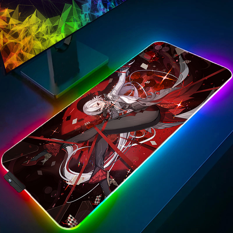Mouse Pad Extended Rgb - Alfombrilla de ratón para Gamer LED,
