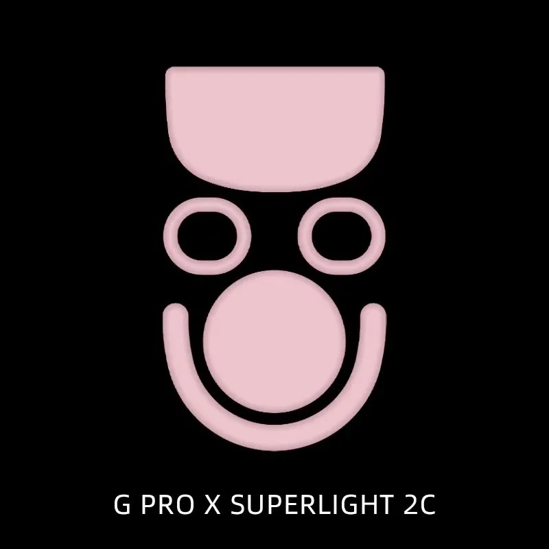 Logitech Mouse G Pro X Superlight - Patas de Ratón ICE/Yanzi Rosadas para