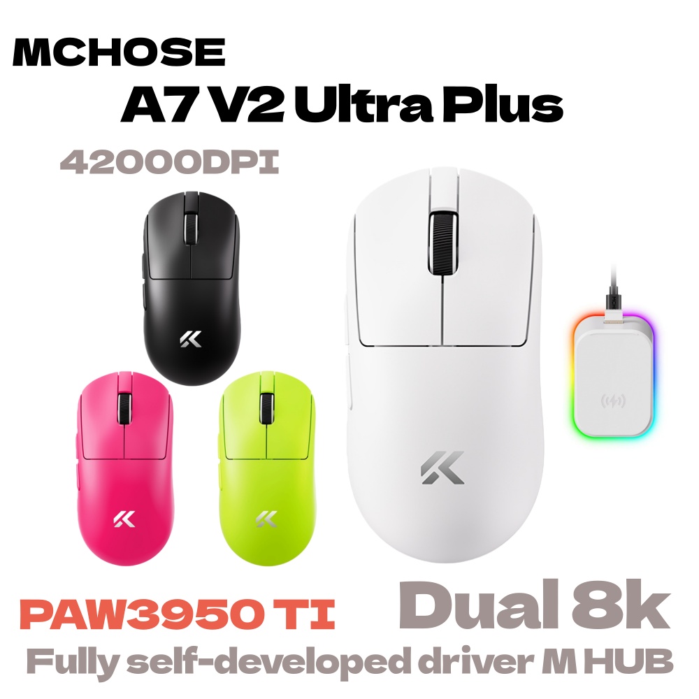 Esports Gaming Mouse Wireless - Ratón inalámbrico ligero para juegos MCHOSE