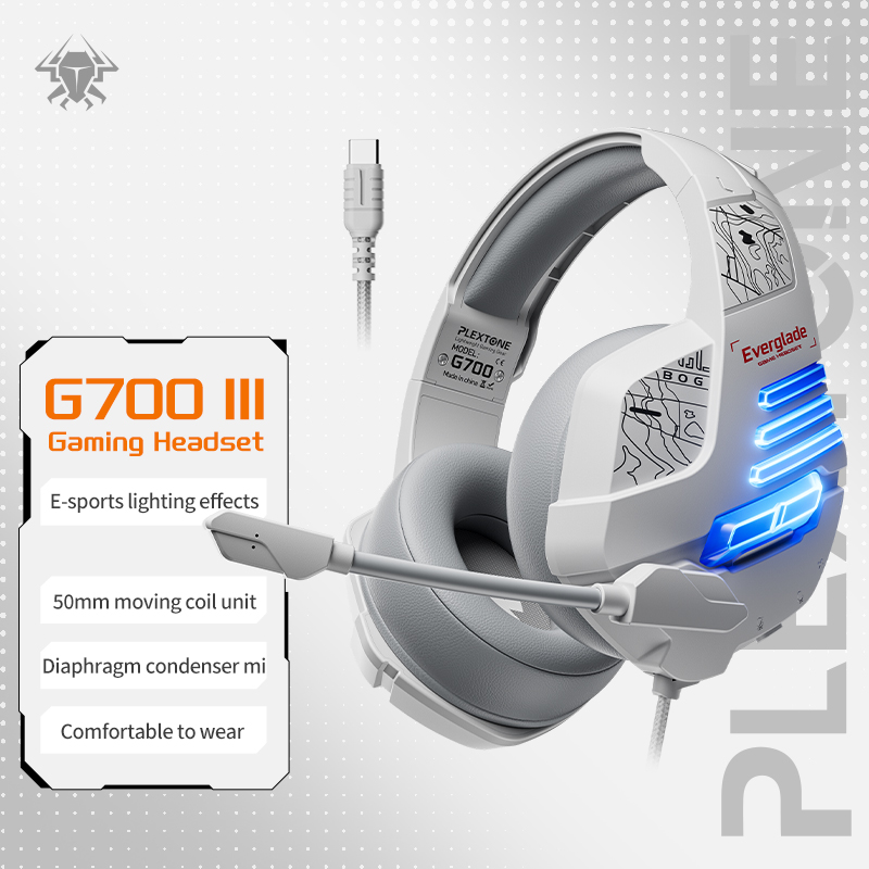 Esports Gaming Phone - Audífonos PLEXTONE G700, con Cable, para