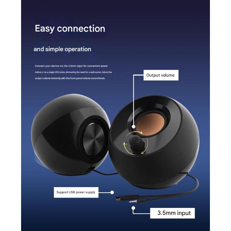 Altavoz Creativo con Forma de  - Gaming Speaker 2.1 reseña y precio