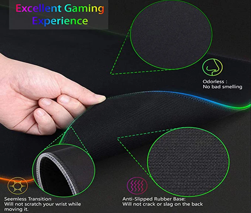 RGB Japan Samurai Warrior rang - Mouse Pad Extended Rgb reseña y precio