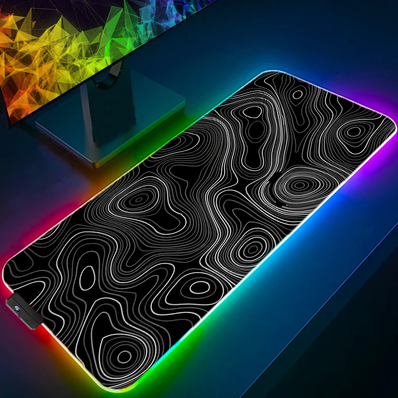 Alfombrilla de ratón LED RGB,  - Mouse Pad Extended Rgb reseña y precio