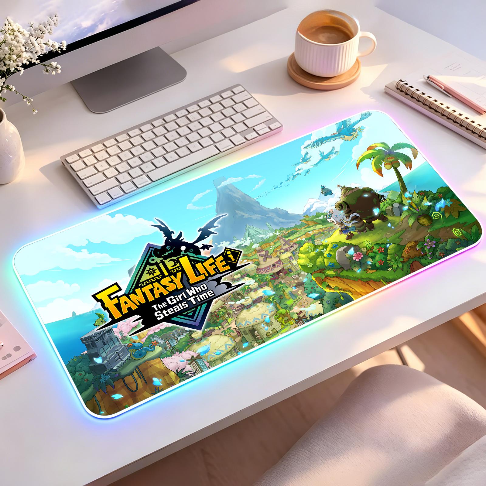 Alfombrilla de ratón grande pa - Mouse Pad Extended Rgb reseña y precio
