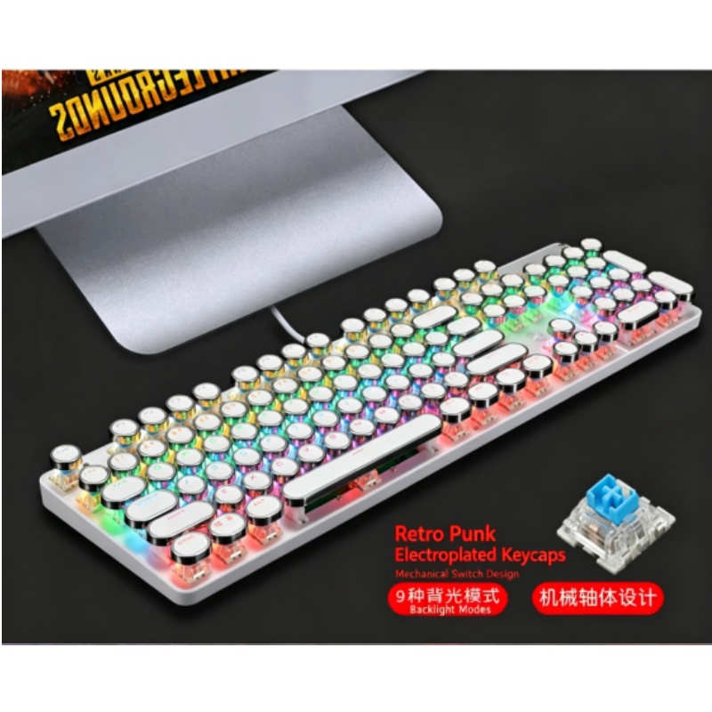 Teclado Mecánico con Cable HJK - Esports Gaming Cafe reseña y precio