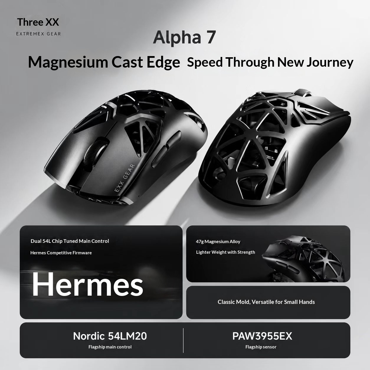Ratón EXX Alpha 7, Ligero, Ina - Esports Gaming Mouse Wireless reseña y precio