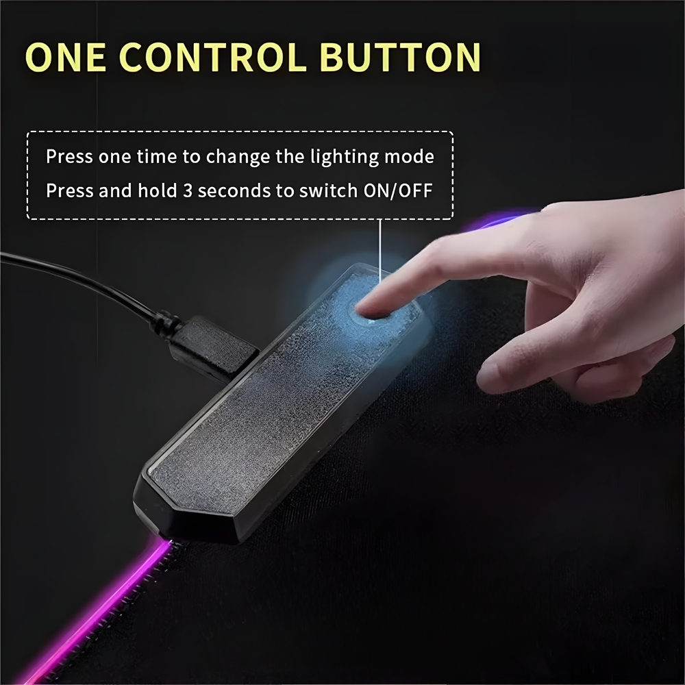 Alfombrilla de ratón grande pa - Mouse Pad Extended Rgb reseña y precio