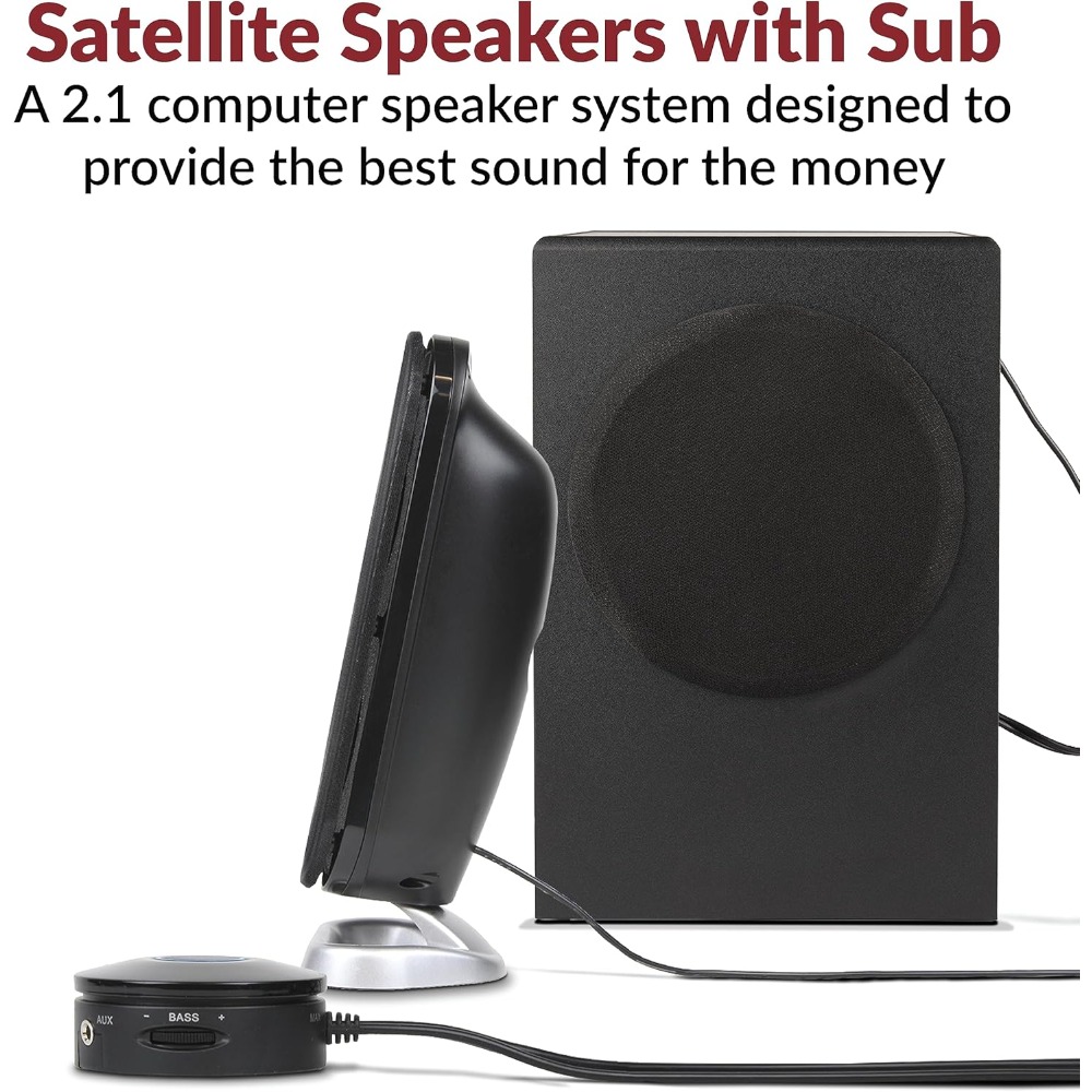 Sistema de Altavoces Multimedi - Gaming Speaker 2.1 reseña y precio