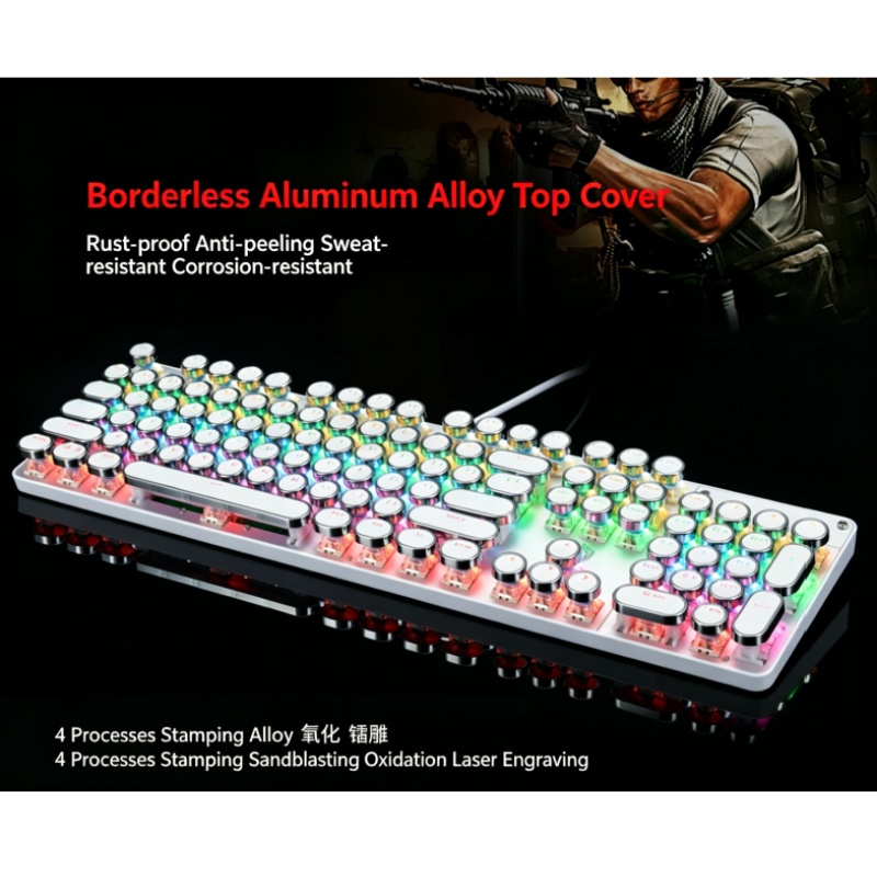 Teclado Mecánico con Cable Ste - Esports Gaming Cafe reseña y precio