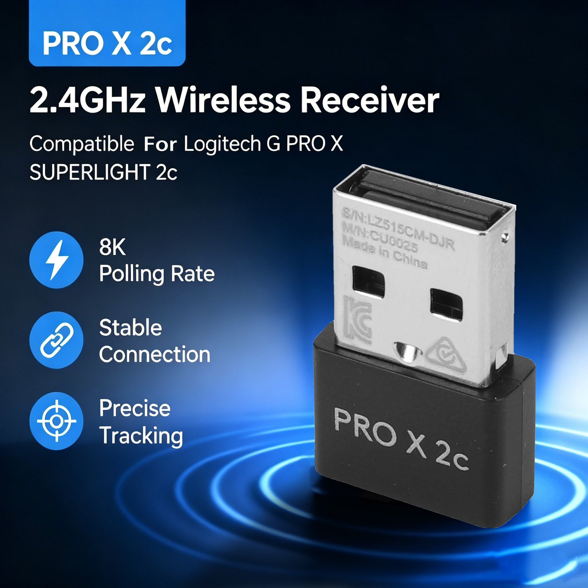 Receptor práctico compatible c - Logitech Mouse G Pro X Superlight reseña y precio