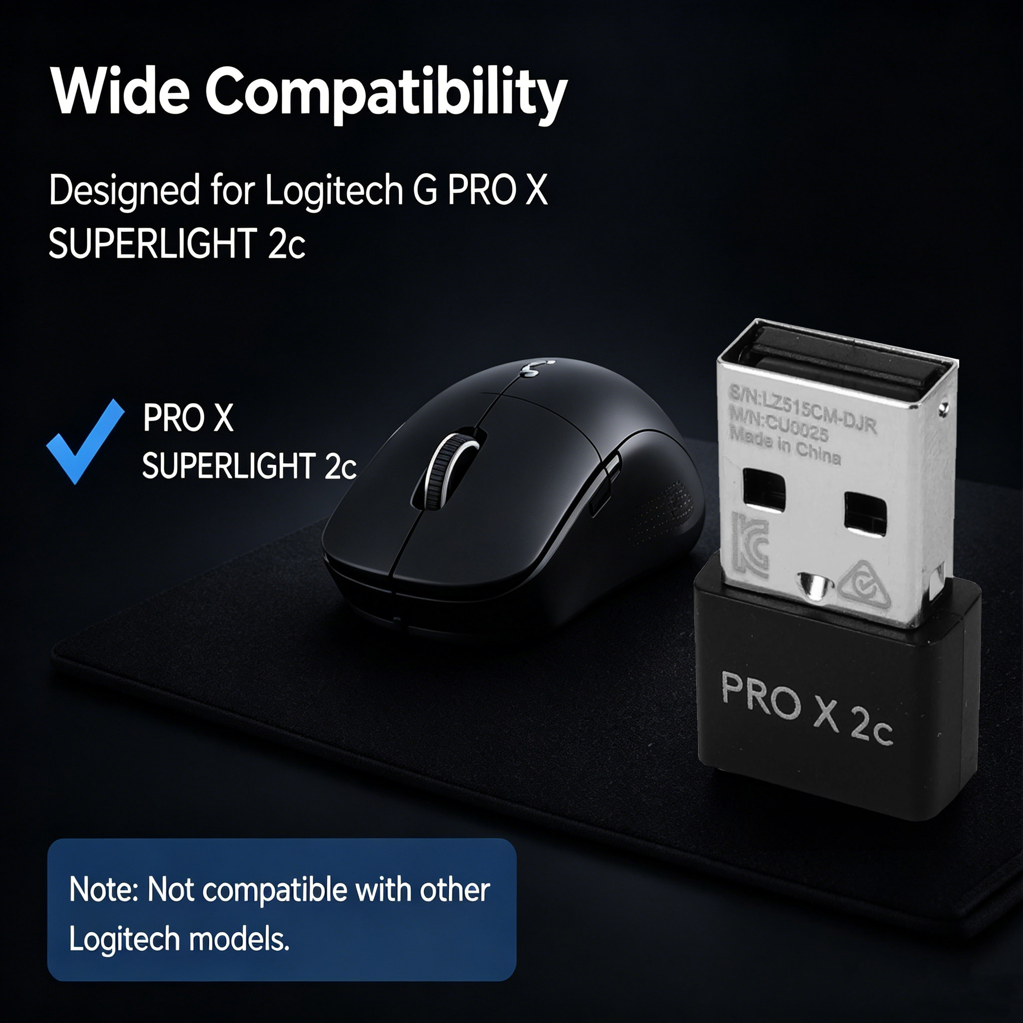 Receptor práctico compatible c - Logitech Mouse G Pro X Superlight reseña y precio